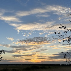 Wolkenbilder über Ostfriesland
