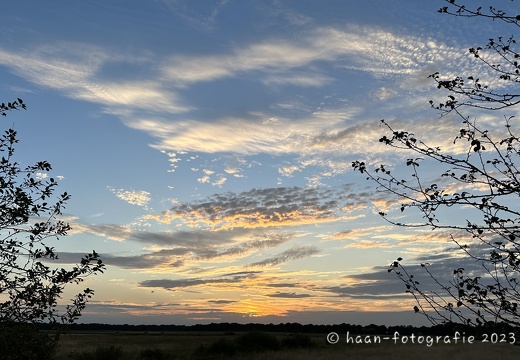 Wolkenbilder über Ostfriesland 